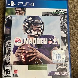 PS4 Madden 21 game